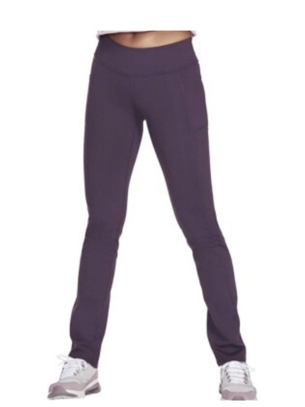 Skechers GO WALK GOFLEX High-Waist Straight Leg Pants M Athleisure Yoga Travel